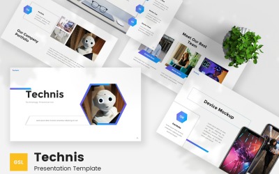 Technis — Modèle de diapositives Google sur la technologie