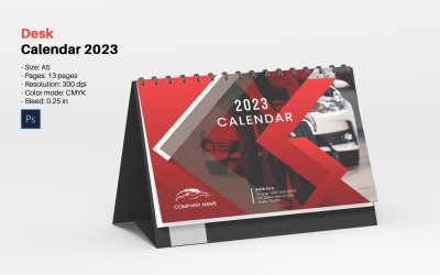 2023 Desk Calendar Printable Template