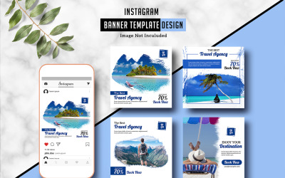 Reisebüro Instagram Banner Social Media