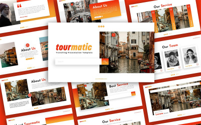 Универсальный шаблон презентации PowerPoint Tourmatic Traveling