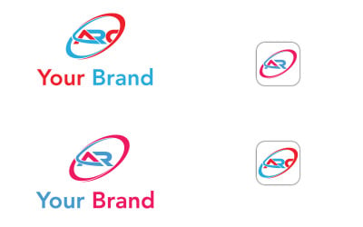 AR i ARC Business Logo Design Vector Szablon