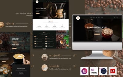 Coffee House - Le thème WordPress Elementor Coffee