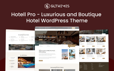 Hotell Pro - Luksusowy i butikowy hotel WordPress motyw
