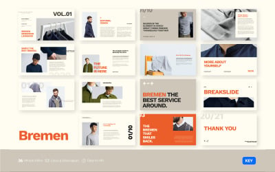 Bremen - Moda Lookbook - Keynote Template