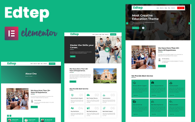 Edtep - Education Elementor WordPress-thema