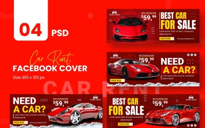 Royal Cars Facebook-omslagsmall Sociala medier
