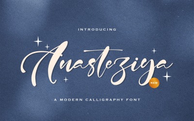 Anasteziya - Lettertype voor kalligrafie
