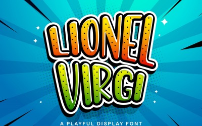 LIONEL VIRGI - Verspielte Displayschrift