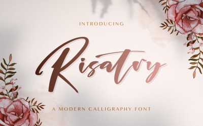 Risatry - Kalligraphie-Schriftart