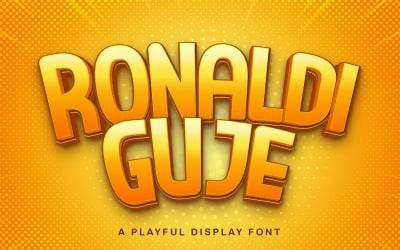 RONALDI GUJE – Шрифт Display Sans