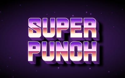 SUPER PUNCH - Футуристический шрифт Sans