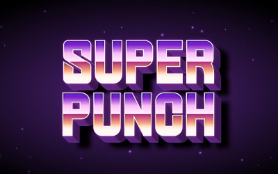 SUPER PUNCH – футуристичний шрифт Sans