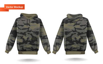 Gratis Commando Hoodie Design, Royal Marines Commando Olive Unisex Hoodie Vector