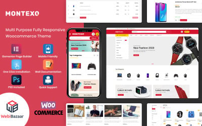 Montexo - Tema multipropósito de WooCommerce para supermercados