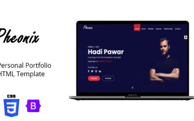 Pheonix — szablon HTML osobistego portfolio — szablon CV