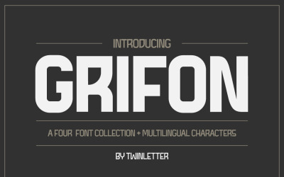 Шрифт Grifon Modern San Serif