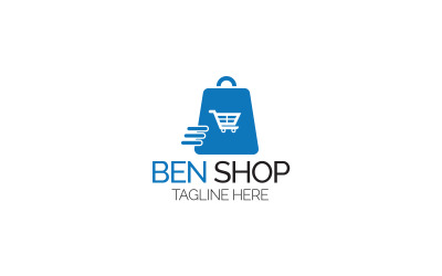 Ben Shop logotyp designmall