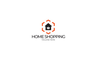 Home Shopping Logo Design Template