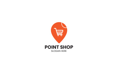 Plantilla de diseño de logotipo de tienda de puntos