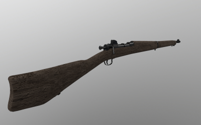 3D модель старого оружия M1903