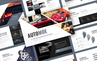 Modello PowerPoint per il trasporto automobilistico