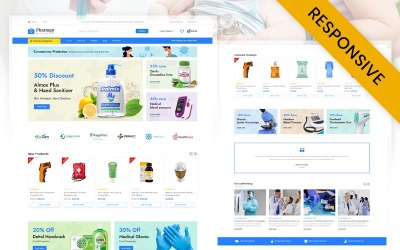 Pharmgy Medicine Store Responzivní téma Prestashop