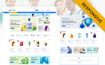 Responsywny motyw sklepu farmaceutycznego Prestashop