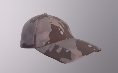 Şapka - Como Çölü 3D Modeli