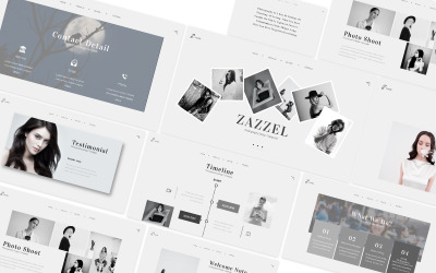 Zazzel Photography Šablona Prezentací Google