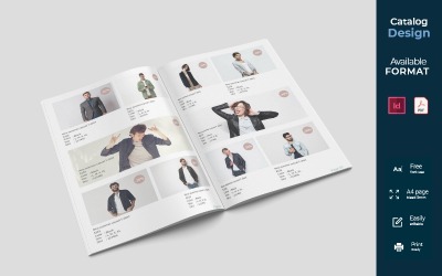 Design von Produktkatalogvorlagen Magazinvorlagen