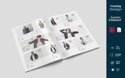 Modello di catalogo prodotti Modelli di riviste di design
