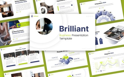 Brillant - Business Multipurpose PowerPoint šablony