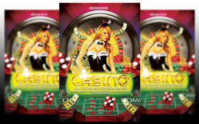 Casino &amp;amp; Poker Flyer Template