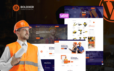 Boldixer Építőipari többcélú WordPress téma