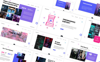 Modèle Google Slides Presingard Esport