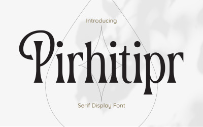 Pirhitipr - Letter Style Typfont