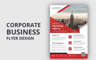 Designvorlage für kreative Marketing-Flyer