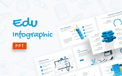 Edu - Слайд с инфографикой PowerPoint