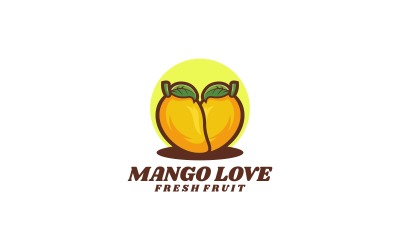 Mango Aşk Basit Logo Tarzı