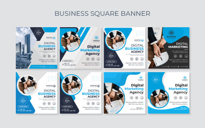 Sociala medier Post Banner Mall Design