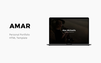 Amar - Modelo de Site de Portfólio Pessoal Premium
