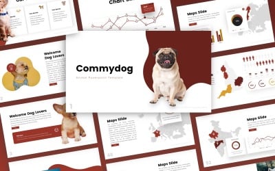 Commydog - Tierische Mehrzweck-PowerPoint-Vorlage