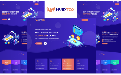 Hyiptox - Hyip Investment HTML5 Template