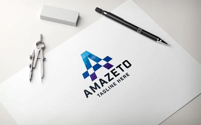 Amazeto Letter A Pro Logo