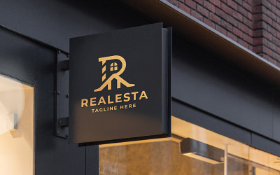 Fastighetsbokstav R Pro Logotyp