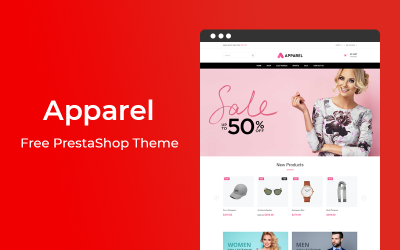 Apparel – безкоштовна тема PrestaShop