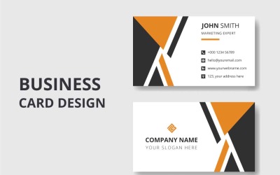 Marketing Business Card Design Template
