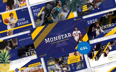 Monstar - Basketbal Sport Googleslide