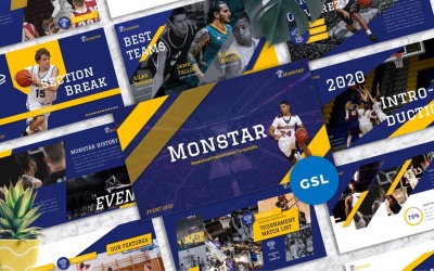 Monstar - Diapositiva di Google per lo sport del basket