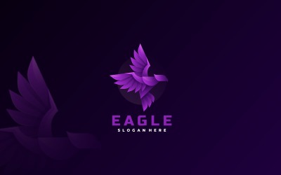 Logo Vector Eagle Gradient Color